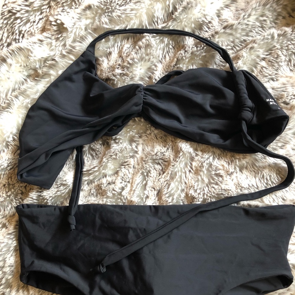 Fused Black Large Bikini. Never worn. With tags.